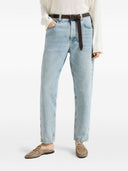 Brunello Cucinelli Denim-Baggy-Jeans
