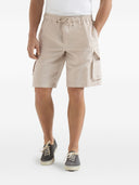 Brunello Cucinelli Linen Cargo Shorts