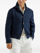 Brunello Cucinelli Blousonjacke aus Leinen- und Seidenmischung
