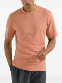Brunello Cucinelli Logo Cotton T Shirt
