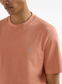 Brunello Cucinelli Logo Cotton T Shirt