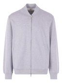 Brunello Cucinelli Cotton Zipped Sweatshirt