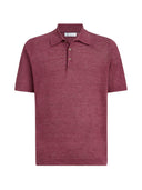 Brunello Cucinelli Linen And Cotton Blend Polo Shirt