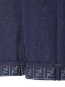 Fendi Ff Reverse Denim Jeans