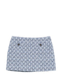 Gucci Gg Tweed Mini Skirt