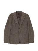 Emporio Armani Linen Single Breasted Blazer Jacket