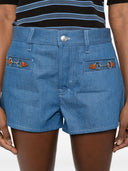 Gucci Denim Cotton Shorts