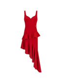 Catalina Asymmetric Long Dress