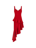 Catalina Asymmetric Long Dress