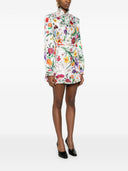 Gucci Printed Silk Mini Dress