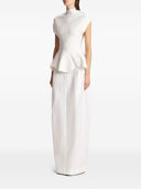 Khaite Andra Peplum Top