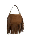 Etro Suede Leather Fringed Shoulder Bag