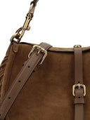 Etro Suede Leather Fringed Shoulder Bag