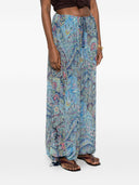 Etro Printed Wide Leg Trousers