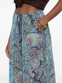Etro Printed Wide Leg Trousers