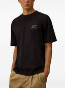 T-shirt i bomuld med logo fra C.P.Company