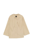 Toteme Main Baumwoll-Blousonjacke mit Schal