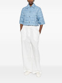 Ermanno Firenze Embroidered Cropped Jacket
