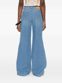 Ermanno Firenze Embroidered Denim Jeans