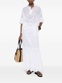 Ermanno Firenze Cotton Long Skirt