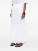 Ermanno Firenze Cotton Long Skirt