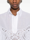 Ermanno Firenze Embroidered Cotton Shirt