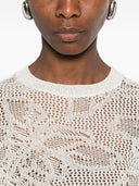 Fabiana Filippi Openwork Crewneck T Shirt