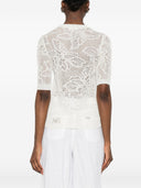 Fabiana Filippi Openwork Crewneck T Shirt