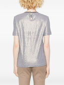 Brunello Cucinelli Gestreiftes Leinen-T-Shirt