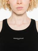Baumwoll-Tanktop mit Logo von Maison Kitsune