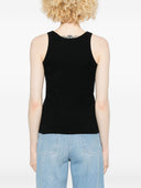 Baumwoll-Tanktop mit Logo von Maison Kitsune