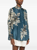 Brunello Cucinelli Printed Silk Shirt