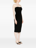 Norma Kamali Trägerloses Midikleid