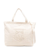 Der Fuchskopf von Maison Kitsune Xl Canvas-Tasche