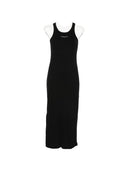 Geripptes Trägerkleid mit Logo von Maison Kitsune