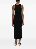 Geripptes Trägerkleid mit Logo von Maison Kitsune
