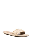 Emporio Armani Exclusive Rafia Flat Sandals