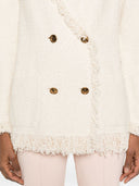 Elisabetta Franchi Cotton Double Breasted Jacket