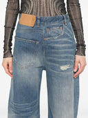 Mm6 Maison Margiela Wide Leg Denim Jeans