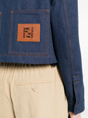 Fendi Ff Reverse Denim Jacket