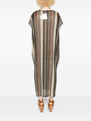 Siyu Zoe Striped Kaftan Dress