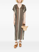 Siyu Zoe Striped Kaftan Dress