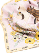 Fendi Printed Silk Foulard