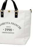 Elisabetta Franchi Cotton Tote Bag