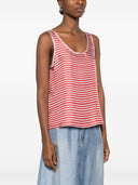 Pierre Louis Mascia Striped Silk Top