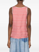 Pierre Louis Mascia Striped Silk Top