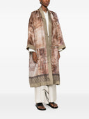 Pierre Louis Mascia Printed Silk Kimono