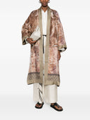 Pierre Louis Mascia Printed Silk Kimono