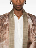 Pierre Louis Mascia Printed Silk Kimono