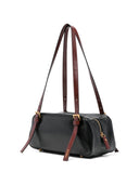 Versace Emblème Small Leather Shoulder Bag